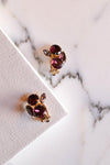 Purple Rhinestone Ear Crawler Earrings by Unsigned Beauty - Vintage Meet Modern Vintage Jewelry - Chicago, Illinois - #oldhollywoodglamour #vintagemeetmodern #designervintage #jewelrybox #antiquejewelry #vintagejewelry