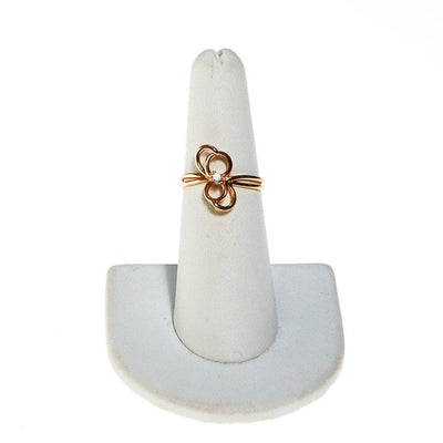 Love Knot Ring with Cubic Zirconia by Unsigned Beauty - Vintage Meet Modern Vintage Jewelry - Chicago, Illinois - #oldhollywoodglamour #vintagemeetmodern #designervintage #jewelrybox #antiquejewelry #vintagejewelry