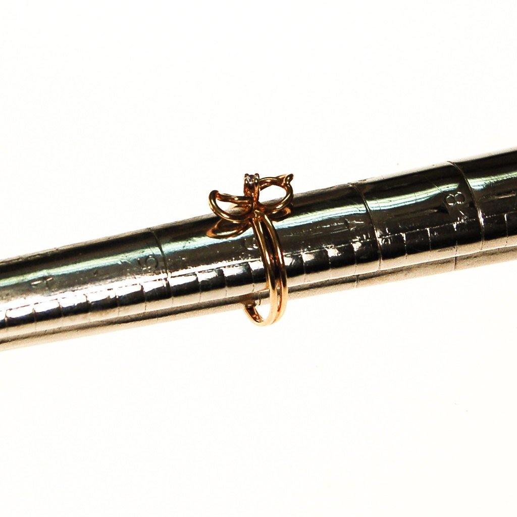 Love Knot Ring with Cubic Zirconia by Unsigned Beauty - Vintage Meet Modern Vintage Jewelry - Chicago, Illinois - #oldhollywoodglamour #vintagemeetmodern #designervintage #jewelrybox #antiquejewelry #vintagejewelry