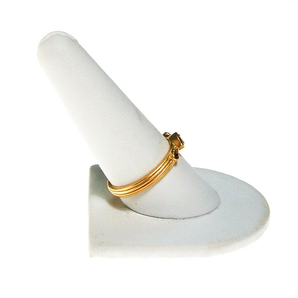 Ruby and CZ Band Ring by Unsigned Beauty - Vintage Meet Modern Vintage Jewelry - Chicago, Illinois - #oldhollywoodglamour #vintagemeetmodern #designervintage #jewelrybox #antiquejewelry #vintagejewelry