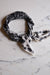 Black and White Leopard Silk Scarf by Echo