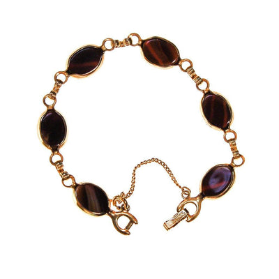 Sarah Coventy Tigers Eye Bracelet by Sarah Coventry - Vintage Meet Modern Vintage Jewelry - Chicago, Illinois - #oldhollywoodglamour #vintagemeetmodern #designervintage #jewelrybox #antiquejewelry #vintagejewelry
