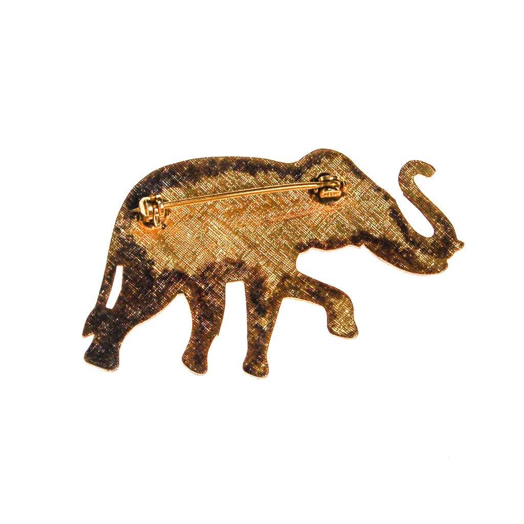 Colorful Cloisonne Enamel Elephant Brooch by Unsigned Beauty - Vintage Meet Modern Vintage Jewelry - Chicago, Illinois - #oldhollywoodglamour #vintagemeetmodern #designervintage #jewelrybox #antiquejewelry #vintagejewelry