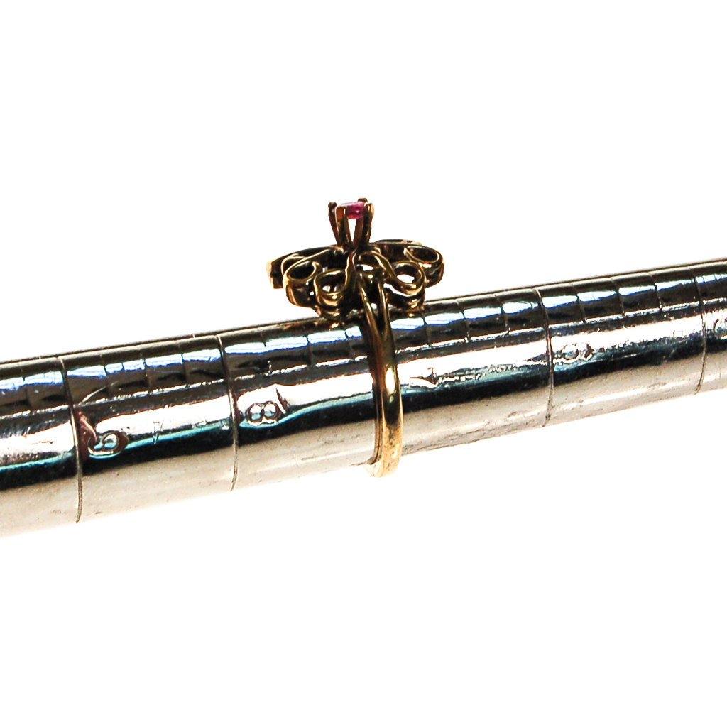 Sterling and Ruby Ring by Sterling Silver - Vintage Meet Modern Vintage Jewelry - Chicago, Illinois - #oldhollywoodglamour #vintagemeetmodern #designervintage #jewelrybox #antiquejewelry #vintagejewelry