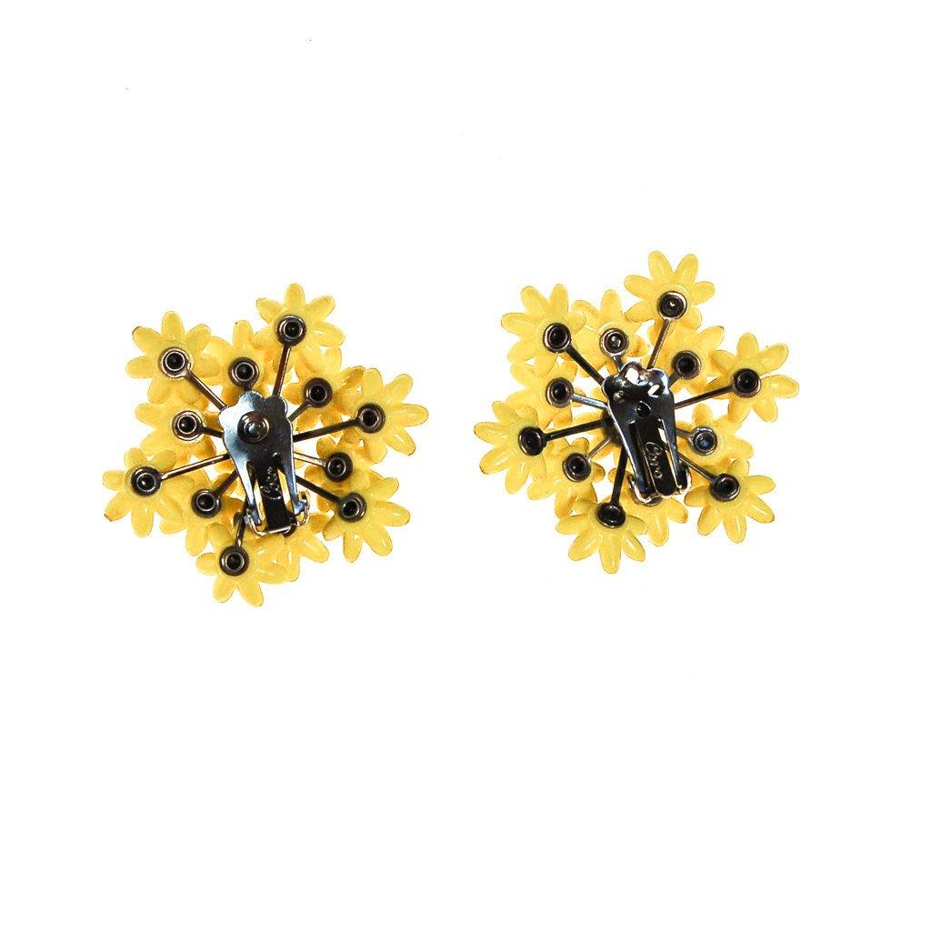 Huge Yellow Daisy Earrings by Coro by Coro - Vintage Meet Modern Vintage Jewelry - Chicago, Illinois - #oldhollywoodglamour #vintagemeetmodern #designervintage #jewelrybox #antiquejewelry #vintagejewelry