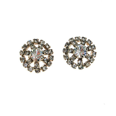 Diamante Rhinestone Earrings by Unsigned Beauty - Vintage Meet Modern Vintage Jewelry - Chicago, Illinois - #oldhollywoodglamour #vintagemeetmodern #designervintage #jewelrybox #antiquejewelry #vintagejewelry