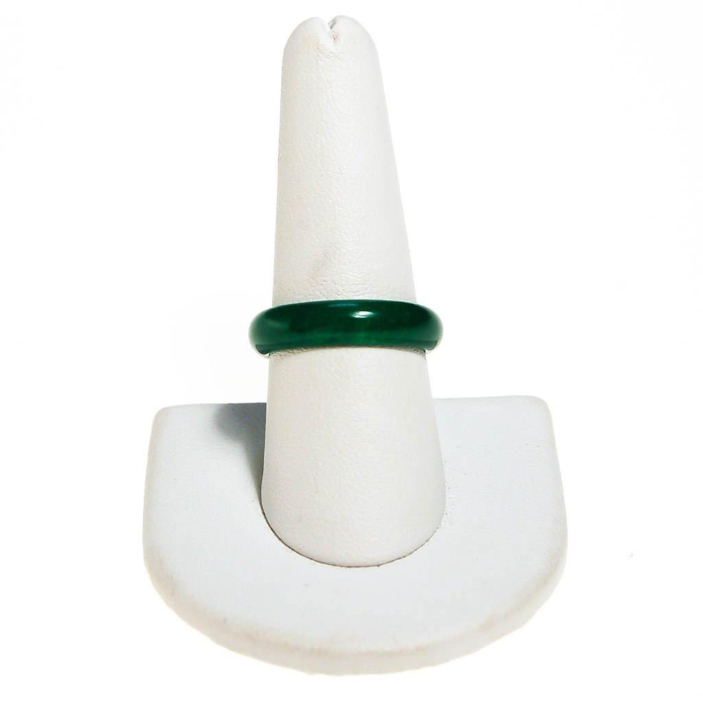 Green Jade Band Ring by Jade - Vintage Meet Modern Vintage Jewelry - Chicago, Illinois - #oldhollywoodglamour #vintagemeetmodern #designervintage #jewelrybox #antiquejewelry #vintagejewelry