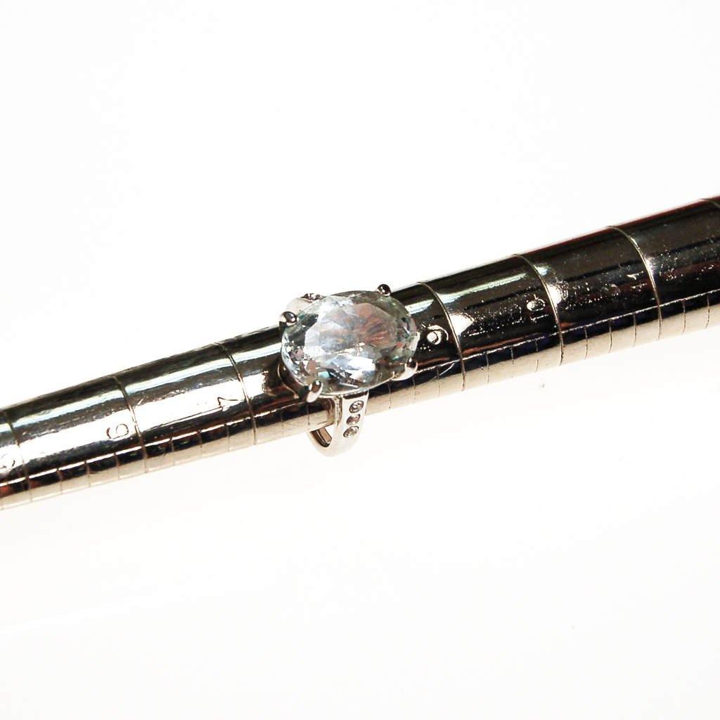 Huge Oval CZ Statement Ring set in Silver Tone by Unsigned Beauty - Vintage Meet Modern Vintage Jewelry - Chicago, Illinois - #oldhollywoodglamour #vintagemeetmodern #designervintage #jewelrybox #antiquejewelry #vintagejewelry