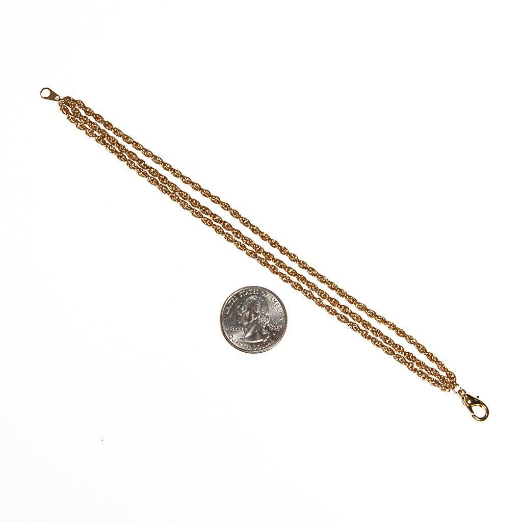 Gold Triple Chain Bracelet by Unsigned Beauty - Vintage Meet Modern Vintage Jewelry - Chicago, Illinois - #oldhollywoodglamour #vintagemeetmodern #designervintage #jewelrybox #antiquejewelry #vintagejewelry