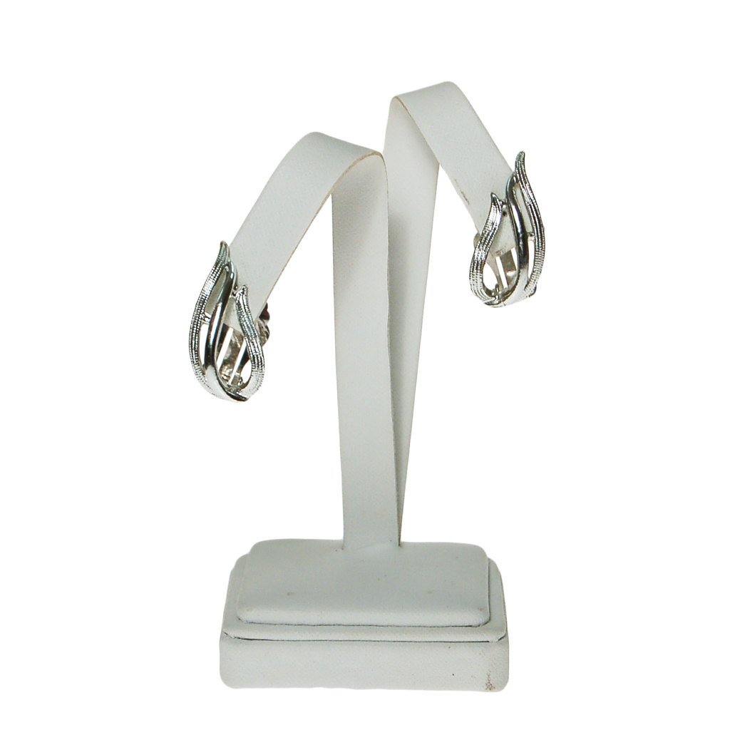 Sarah Coventry Silver Flame Earrings by Sarah Coventry - Vintage Meet Modern Vintage Jewelry - Chicago, Illinois - #oldhollywoodglamour #vintagemeetmodern #designervintage #jewelrybox #antiquejewelry #vintagejewelry