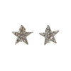 Rhinestone Star Clip On Earrings by Unsigned Beauties - Vintage Meet Modern Vintage Jewelry - Chicago, Illinois - #oldhollywoodglamour #vintagemeetmodern #designervintage #jewelrybox #antiquejewelry #vintagejewelry