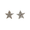Rhinestone Star Clip On Earrings by Unsigned Beauties - Vintage Meet Modern Vintage Jewelry - Chicago, Illinois - #oldhollywoodglamour #vintagemeetmodern #designervintage #jewelrybox #antiquejewelry #vintagejewelry