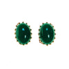Emerald Green Earrings by Made in Japan - Vintage Meet Modern Vintage Jewelry - Chicago, Illinois - #oldhollywoodglamour #vintagemeetmodern #designervintage #jewelrybox #antiquejewelry #vintagejewelry