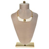 Crown Trifari Cream Lucite and Gold Tone Statement Necklace by Crown Trifari - Vintage Meet Modern Vintage Jewelry - Chicago, Illinois - #oldhollywoodglamour #vintagemeetmodern #designervintage #jewelrybox #antiquejewelry #vintagejewelry