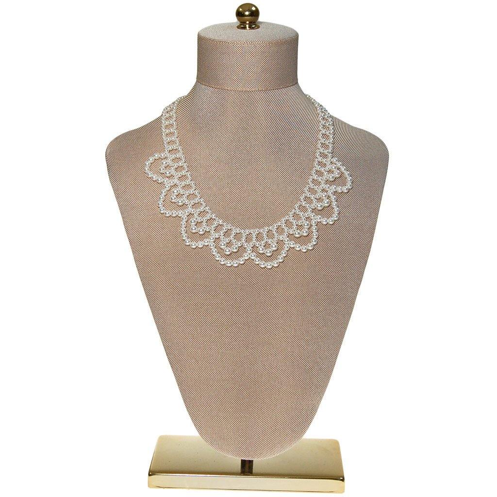 Pearl Collar Necklace by Made in Japan - Vintage Meet Modern Vintage Jewelry - Chicago, Illinois - #oldhollywoodglamour #vintagemeetmodern #designervintage #jewelrybox #antiquejewelry #vintagejewelry