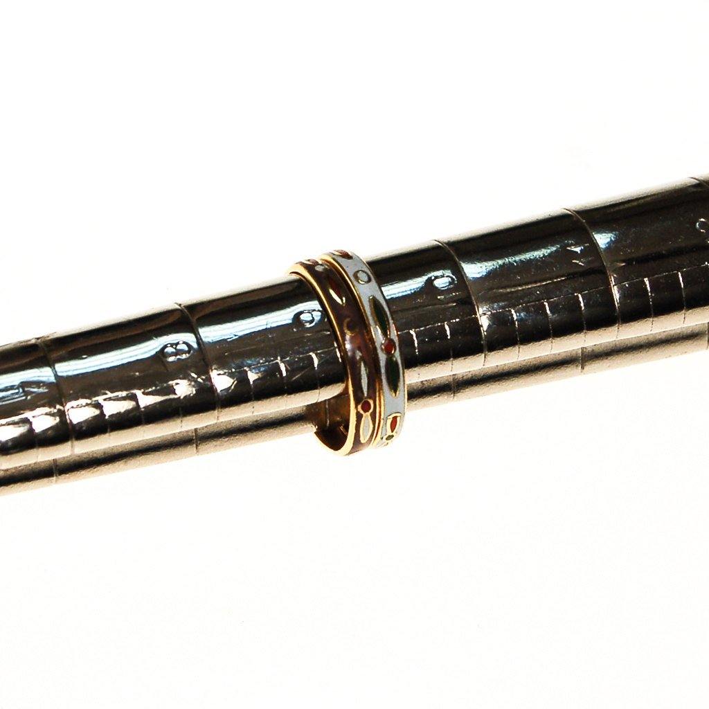 Cloisonne Enamel Stacking Ring Set by Cloisonne - Vintage Meet Modern Vintage Jewelry - Chicago, Illinois - #oldhollywoodglamour #vintagemeetmodern #designervintage #jewelrybox #antiquejewelry #vintagejewelry