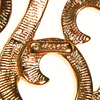 Gold Monet Heart Brooch by Monet - Vintage Meet Modern Vintage Jewelry - Chicago, Illinois - #oldhollywoodglamour #vintagemeetmodern #designervintage #jewelrybox #antiquejewelry #vintagejewelry