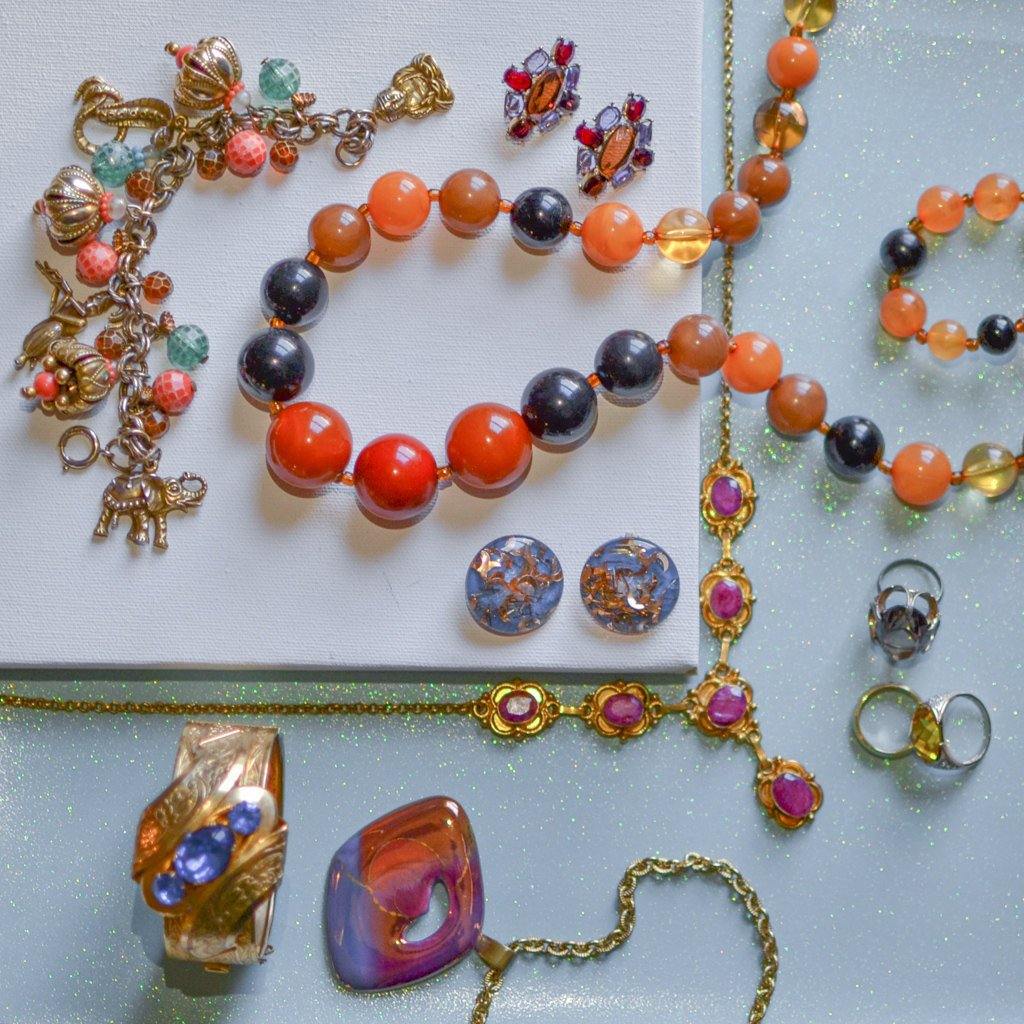 Loaded Charm Bracelet, Snake Charmer, Cobra, Elephant, Moroccan Influence, 1940s Made in Germany by Made in Germany - Vintage Meet Modern Vintage Jewelry - Chicago, Illinois - #oldhollywoodglamour #vintagemeetmodern #designervintage #jewelrybox #antiquejewelry #vintagejewelry