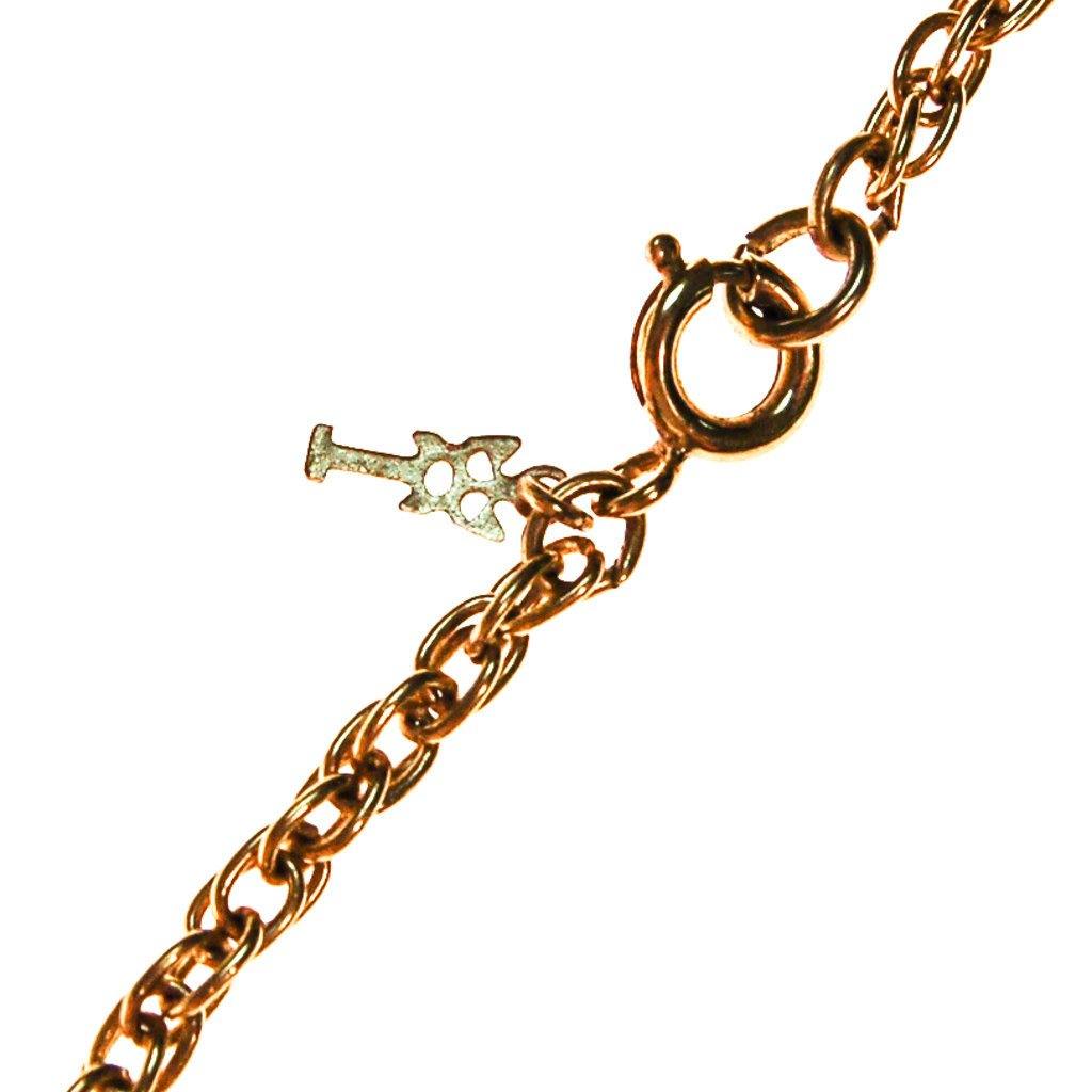 Crown Trifari Carved Three Bead Choker Necklace by Crown Trifari - Vintage Meet Modern Vintage Jewelry - Chicago, Illinois - #oldhollywoodglamour #vintagemeetmodern #designervintage #jewelrybox #antiquejewelry #vintagejewelry