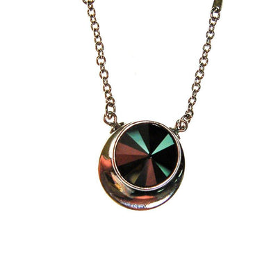 Sarah Coventry Faceted Hematite Pendant Necklace by Sarah Coventry - Vintage Meet Modern Vintage Jewelry - Chicago, Illinois - #oldhollywoodglamour #vintagemeetmodern #designervintage #jewelrybox #antiquejewelry #vintagejewelry