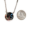 Sarah Coventry Faceted Hematite Pendant Necklace by Sarah Coventry - Vintage Meet Modern Vintage Jewelry - Chicago, Illinois - #oldhollywoodglamour #vintagemeetmodern #designervintage #jewelrybox #antiquejewelry #vintagejewelry