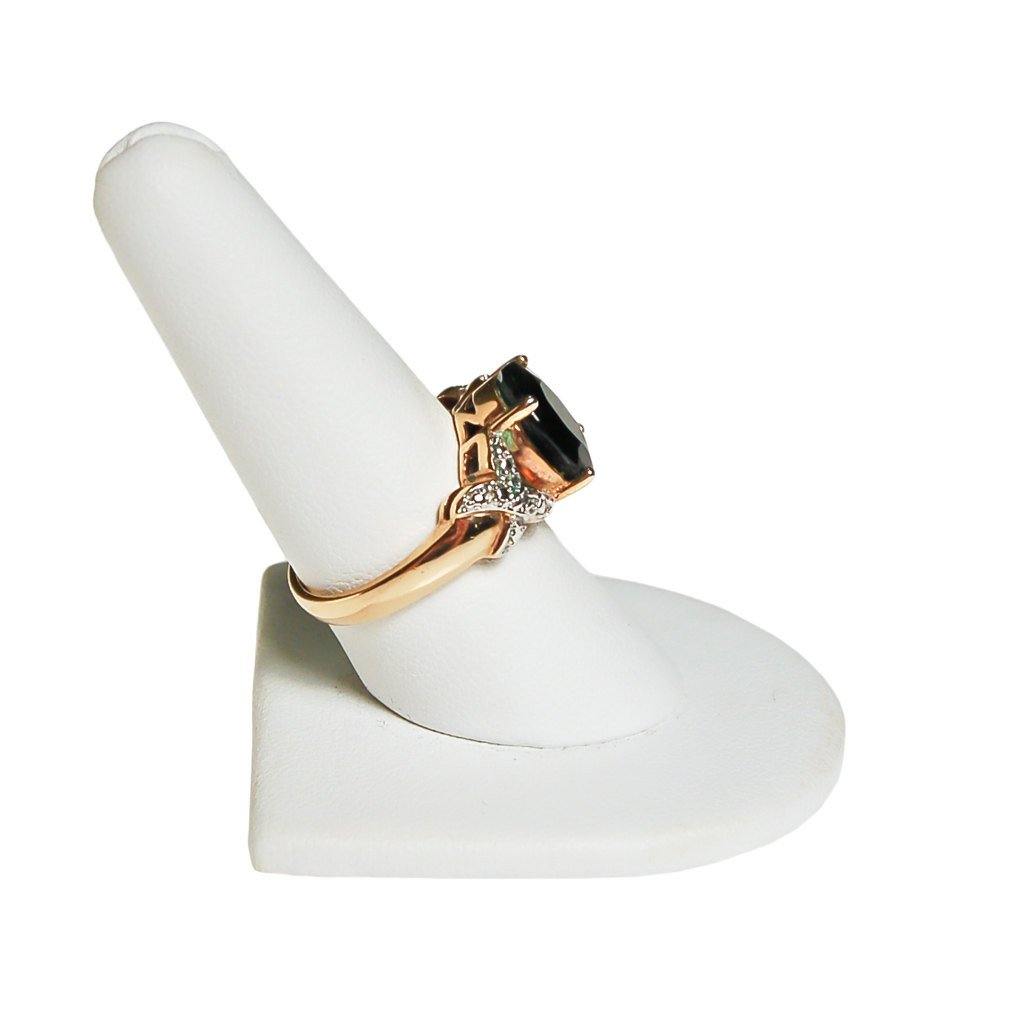 Oval Sapphire Solitaire Ring with Milgrain Band Detail by Sapphire - Vintage Meet Modern Vintage Jewelry - Chicago, Illinois - #oldhollywoodglamour #vintagemeetmodern #designervintage #jewelrybox #antiquejewelry #vintagejewelry