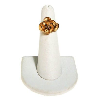Crown Trifari Ring with Gold Knot by Crown Trifari - Vintage Meet Modern Vintage Jewelry - Chicago, Illinois - #oldhollywoodglamour #vintagemeetmodern #designervintage #jewelrybox #antiquejewelry #vintagejewelry