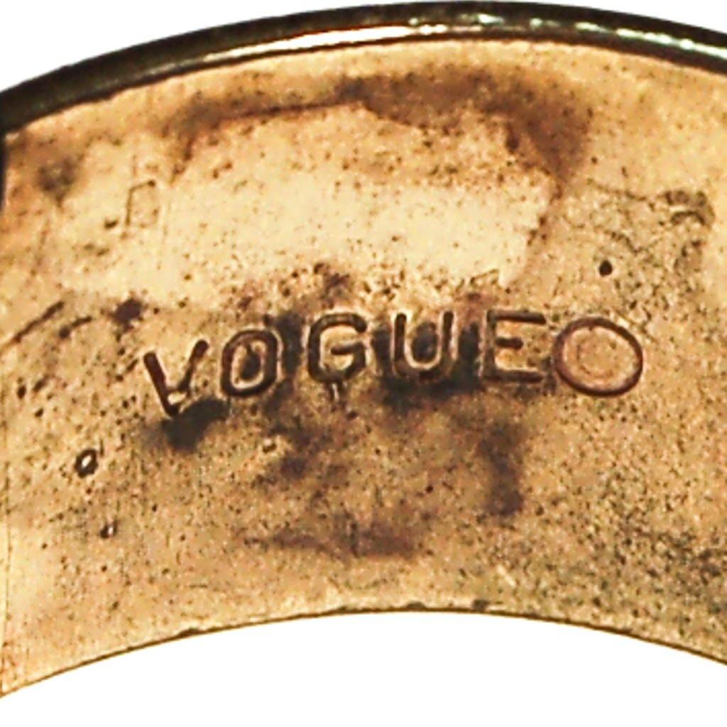 Vogue Renaissance Revival Wide Band Adjustable Ring with Faux Jade, Onyx, Carnelia, and Opaline by Vogue - Vintage Meet Modern Vintage Jewelry - Chicago, Illinois - #oldhollywoodglamour #vintagemeetmodern #designervintage #jewelrybox #antiquejewelry #vintagejewelry