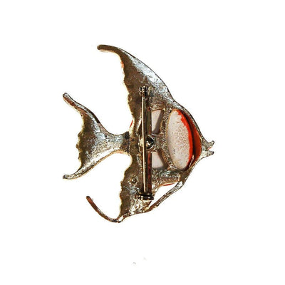 Orange Tropical Fish Brooch by 1960s - Vintage Meet Modern Vintage Jewelry - Chicago, Illinois - #oldhollywoodglamour #vintagemeetmodern #designervintage #jewelrybox #antiquejewelry #vintagejewelry