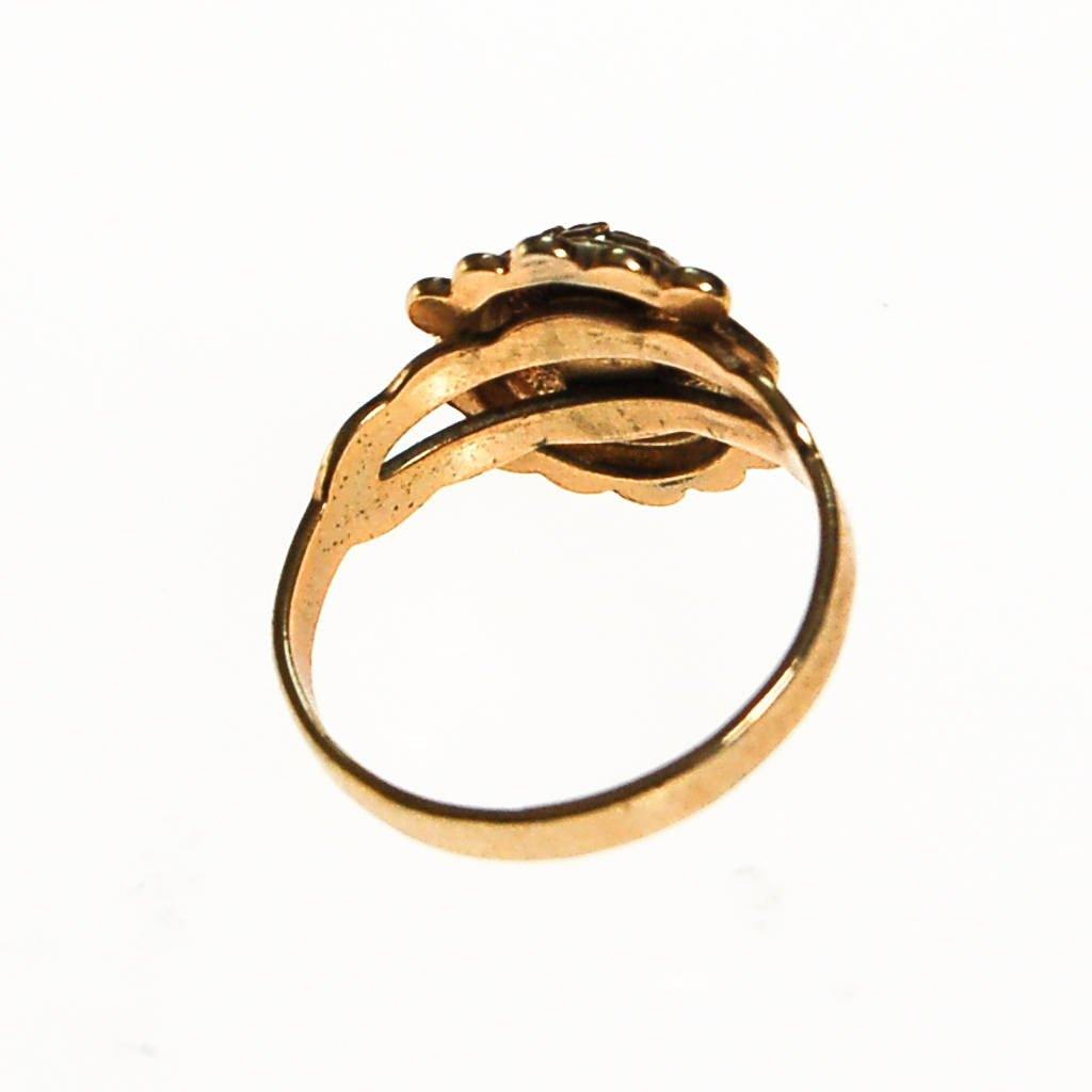 Vintage Tigers Eye Ring, Victorian Revival Setting by unsigned - Vintage Meet Modern Vintage Jewelry - Chicago, Illinois - #oldhollywoodglamour #vintagemeetmodern #designervintage #jewelrybox #antiquejewelry #vintagejewelry