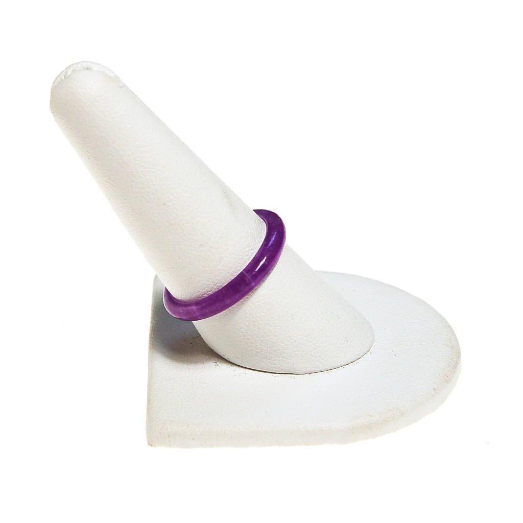 Purple Jade Band Ring by Jade - Vintage Meet Modern Vintage Jewelry - Chicago, Illinois - #oldhollywoodglamour #vintagemeetmodern #designervintage #jewelrybox #antiquejewelry #vintagejewelry