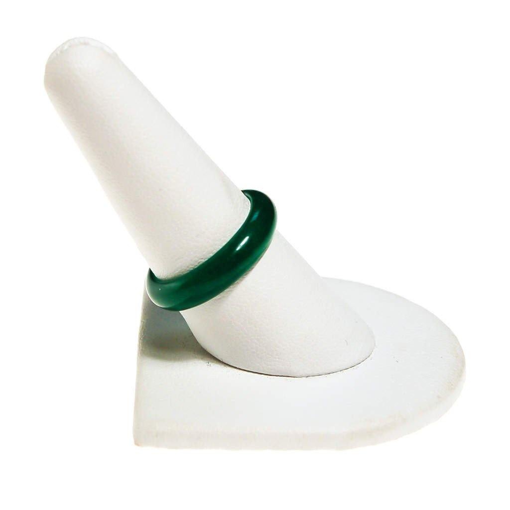 Green Jade Band Ring by Jade - Vintage Meet Modern Vintage Jewelry - Chicago, Illinois - #oldhollywoodglamour #vintagemeetmodern #designervintage #jewelrybox #antiquejewelry #vintagejewelry