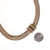 Givenchy Gold Chain Necklace with Rhinestone Logo Clasp by Givenchy - Vintage Meet Modern Vintage Jewelry - Chicago, Illinois - #oldhollywoodglamour #vintagemeetmodern #designervintage #jewelrybox #antiquejewelry #vintagejewelry