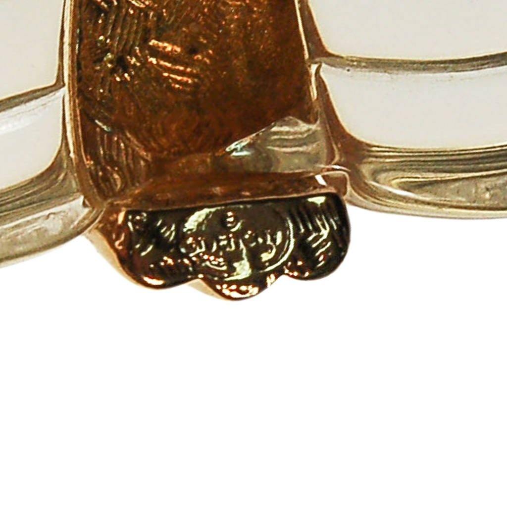 Rare Givenchy Couture Lucite and Gold Collar Necklace by Givenchy - Vintage Meet Modern Vintage Jewelry - Chicago, Illinois - #oldhollywoodglamour #vintagemeetmodern #designervintage #jewelrybox #antiquejewelry #vintagejewelry