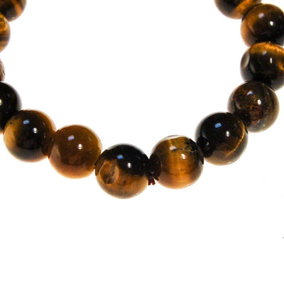 Tigers Eye Bracelet, Beaded by unsigned - Vintage Meet Modern Vintage Jewelry - Chicago, Illinois - #oldhollywoodglamour #vintagemeetmodern #designervintage #jewelrybox #antiquejewelry #vintagejewelry