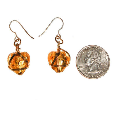 Gold Venetian Heart Earrings by Unsigned Beauty - Vintage Meet Modern Vintage Jewelry - Chicago, Illinois - #oldhollywoodglamour #vintagemeetmodern #designervintage #jewelrybox #antiquejewelry #vintagejewelry