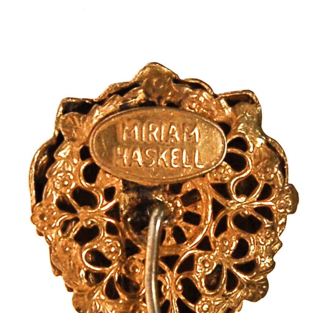 Miriam Haskell Gold Lion Sick Pin by Miriam Haskell - Vintage Meet Modern Vintage Jewelry - Chicago, Illinois - #oldhollywoodglamour #vintagemeetmodern #designervintage #jewelrybox #antiquejewelry #vintagejewelry