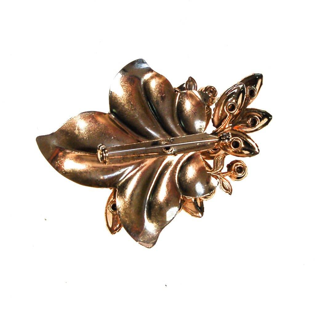 Sparkling Jude Lee Aurora Borealis Rhinestone Flower Brooch by Jude Lee Aurora Borealis - Vintage Meet Modern Vintage Jewelry - Chicago, Illinois - #oldhollywoodglamour #vintagemeetmodern #designervintage #jewelrybox #antiquejewelry #vintagejewelry