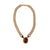 Napier Gold and Red Mogul Style Statement Necklace
