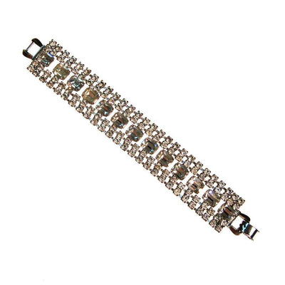 Art Deco Diamante Rhinestone Bracelet by 1940s - Vintage Meet Modern Vintage Jewelry - Chicago, Illinois - #oldhollywoodglamour #vintagemeetmodern #designervintage #jewelrybox #antiquejewelry #vintagejewelry