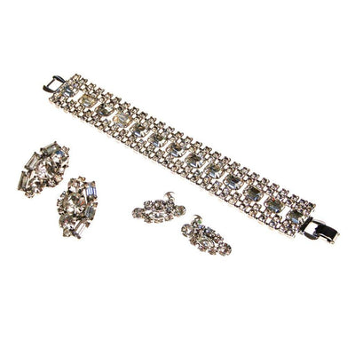 Art Deco Diamante Rhinestone Bracelet by 1940s - Vintage Meet Modern Vintage Jewelry - Chicago, Illinois - #oldhollywoodglamour #vintagemeetmodern #designervintage #jewelrybox #antiquejewelry #vintagejewelry