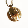 Crown Trifari Gold Medallion Necklace by Trifari - Vintage Meet Modern Vintage Jewelry - Chicago, Illinois - #oldhollywoodglamour #vintagemeetmodern #designervintage #jewelrybox #antiquejewelry #vintagejewelry