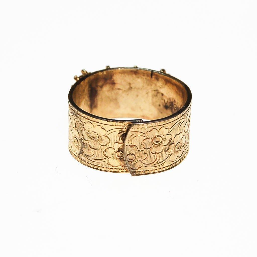 Vogue Renaissance Revival Wide Band Ring with Faux Jade, Onyx, Carnelian, and Opaline by Vogue Jewelry - Vintage Meet Modern Vintage Jewelry - Chicago, Illinois - #oldhollywoodglamour #vintagemeetmodern #designervintage #jewelrybox #antiquejewelry #vintagejewelry