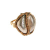 Vendome Swirled Pearl Statement Ring by Vendome - Vintage Meet Modern Vintage Jewelry - Chicago, Illinois - #oldhollywoodglamour #vintagemeetmodern #designervintage #jewelrybox #antiquejewelry #vintagejewelry
