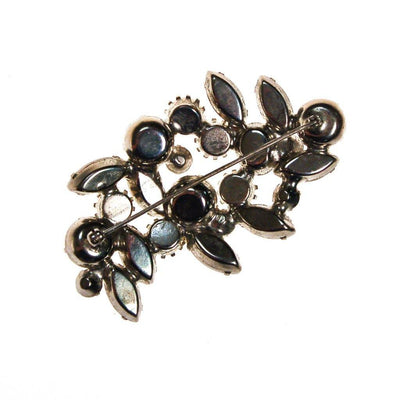 Milk Glass, Faux Pearls, and Aurora Borealis Rhinestone Brooch by 1950s - Vintage Meet Modern Vintage Jewelry - Chicago, Illinois - #oldhollywoodglamour #vintagemeetmodern #designervintage #jewelrybox #antiquejewelry #vintagejewelry