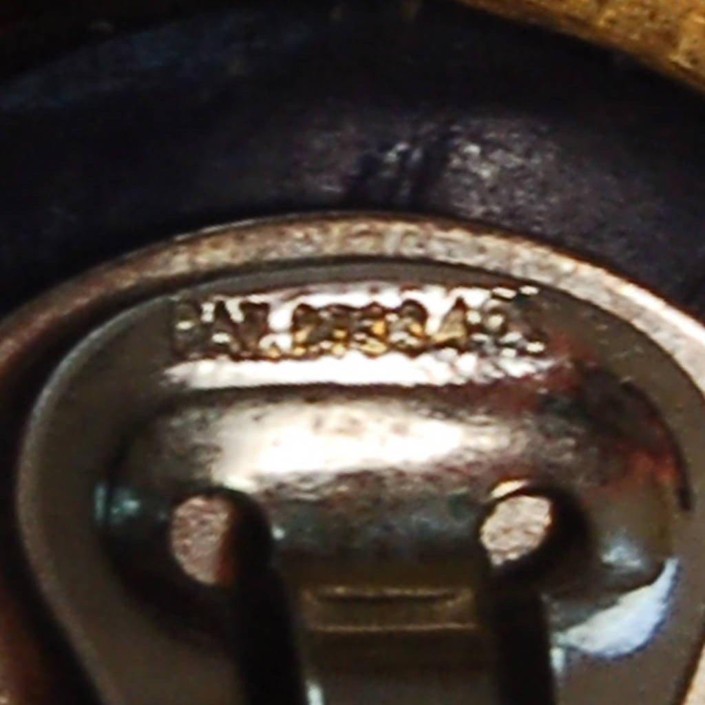 Huge Brass Stamped Statement Earrings by unsigned - Vintage Meet Modern Vintage Jewelry - Chicago, Illinois - #oldhollywoodglamour #vintagemeetmodern #designervintage #jewelrybox #antiquejewelry #vintagejewelry