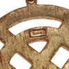 Crown Trifari Modernist Medallion Necklace, Pink, Purple, and Gold by Crown Trifari - Vintage Meet Modern Vintage Jewelry - Chicago, Illinois - #oldhollywoodglamour #vintagemeetmodern #designervintage #jewelrybox #antiquejewelry #vintagejewelry