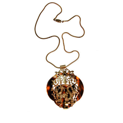 Massive Chinese Dragon and Tortoise Statement Necklace, Long Pendant by unsigned - Vintage Meet Modern Vintage Jewelry - Chicago, Illinois - #oldhollywoodglamour #vintagemeetmodern #designervintage #jewelrybox #antiquejewelry #vintagejewelry