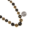 Crown Trifari Gold and Black Beaded Necklace by Crown Trifari - Vintage Meet Modern Vintage Jewelry - Chicago, Illinois - #oldhollywoodglamour #vintagemeetmodern #designervintage #jewelrybox #antiquejewelry #vintagejewelry