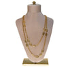 Crown Trifari Gold Station Necklace by crown trifari - Vintage Meet Modern Vintage Jewelry - Chicago, Illinois - #oldhollywoodglamour #vintagemeetmodern #designervintage #jewelrybox #antiquejewelry #vintagejewelry
